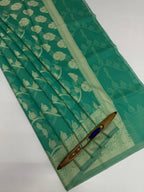VSKC579 - sea green color body, pallu , blouse.