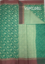 VSKC582 - sea green color body,pallu , blouse.