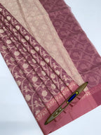 VSKC583 - onion pink color body,pallu , blouse.