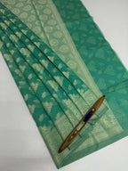 VSKC585 - sea green color body,pallu , blouse.
