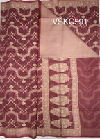 VSKC591 - onion pink color body,pallu , blouse.