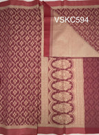 VSKC594 - onion pink color body,pallu , blouse.