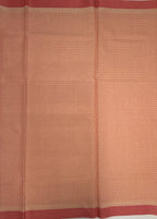 VSKC595 - peach color body,pallu , blouse.