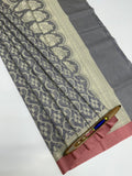 VSKC598 - grey color body,pallu , blouse.