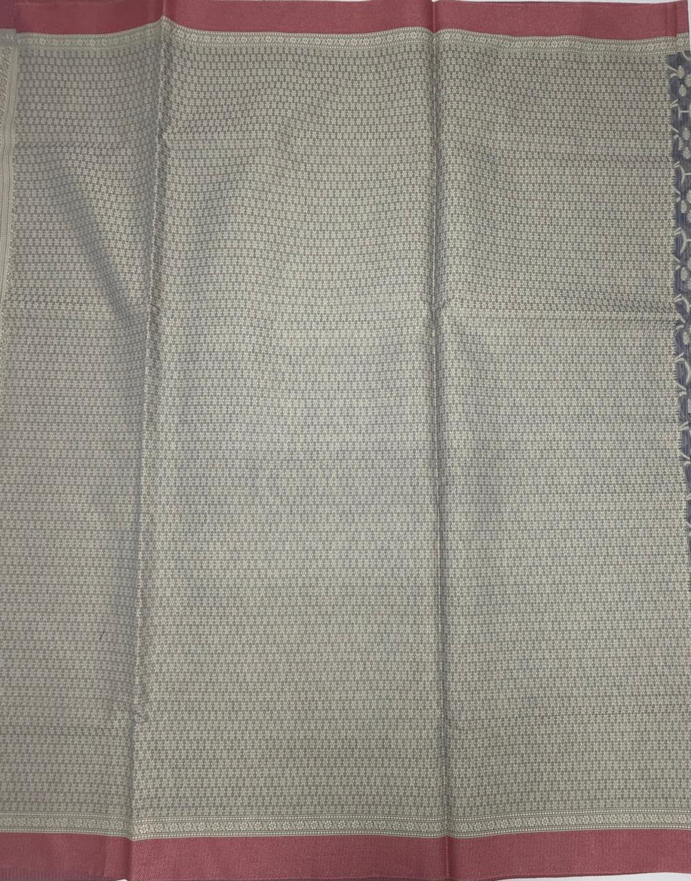 VSKC598 - grey color body,pallu , blouse.