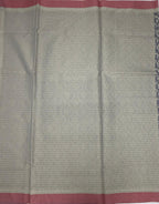 VSKC598 - grey color body,pallu , blouse.