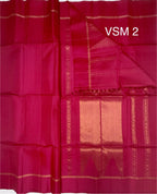 VSM2 - magenta color body,pallu , blouse&nbsp;