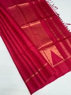 VSM2 - magenta color body,pallu , blouse&nbsp;