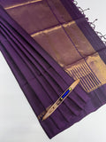 VSM3 - violet color body, pallu , blouse&nbsp;