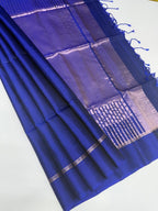 VSM5 - royal blue color body, pallu , blouse&nbsp;