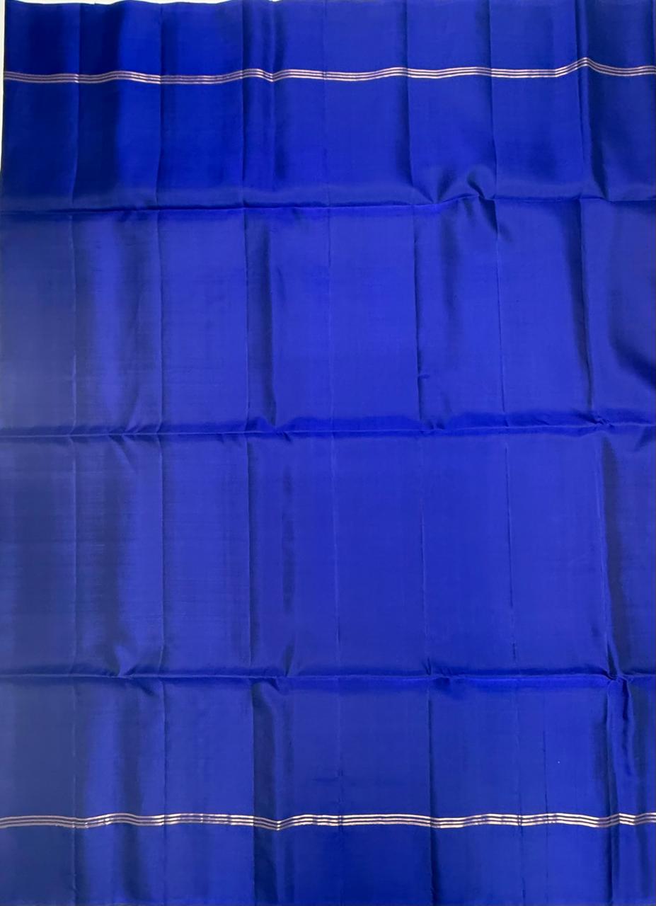 VSM5 - royal blue color body, pallu , blouse&nbsp;