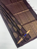 VSM9 - dark purple color body, pallu , blouse&nbsp;