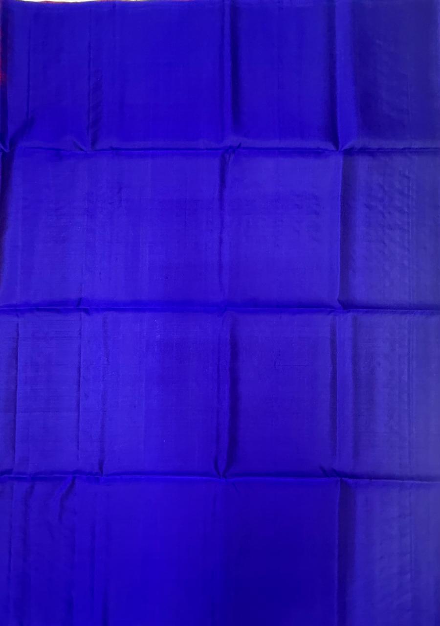 VSM22 - purple color body , ink blue color pallu , blouse&nbsp;