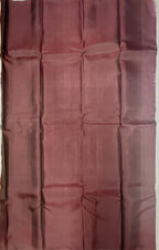 VSM26 - grey color body , brown color pallu , blouse
