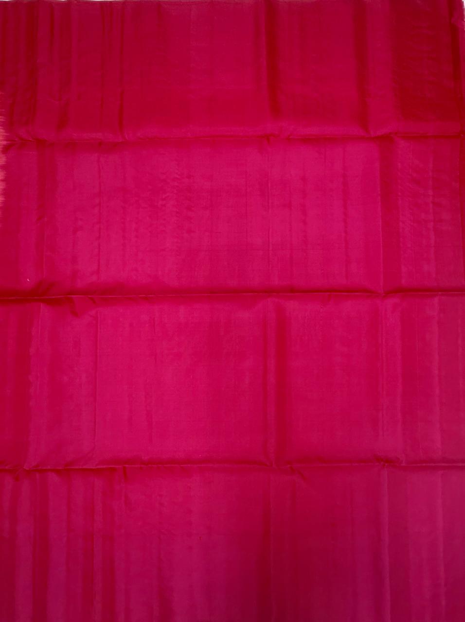 VSM42 - peach with pink color body , magenta color pallu , blouse&nbsp;