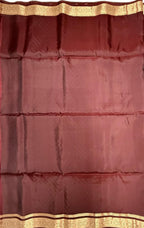 VSM60 - maroon color body, pallu , blouse&nbsp;