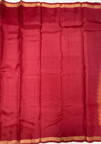 VSM113 - lavender color body , maroon color pallu , blouse.