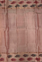 VSM132 - pastel blue color body , light peach color pallu , blouse&nbsp;