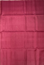 VSBL400 - blue with green color body , dusky pink color pallu , blouse - Pure silk saree