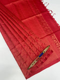 VSM185 - red color body, pallu , blouse&nbsp;