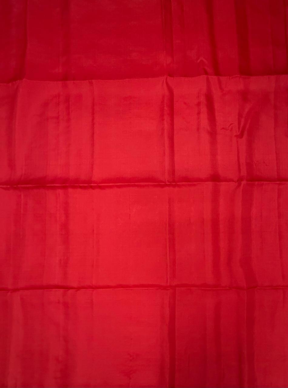 VSM185 - red color body, pallu , blouse&nbsp;