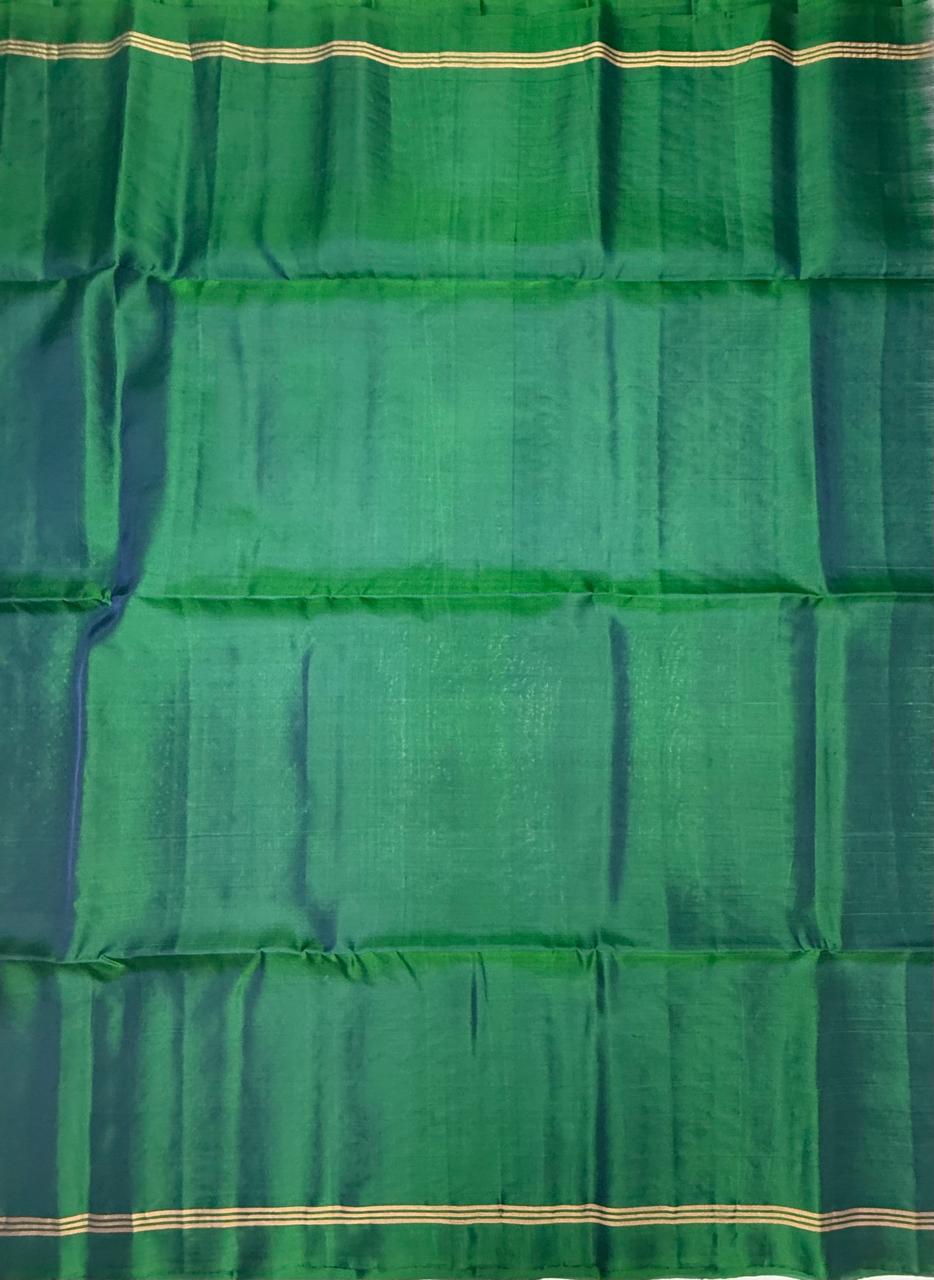 VSM193 - green color body, pallu , blouse&nbsp;