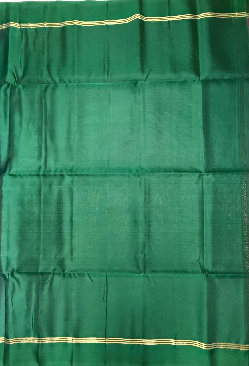 VSM195 - purple color body , bottle green color pallu , blouse&nbsp;