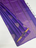 VSM275 - violet color body , pallu , blouse&nbsp;