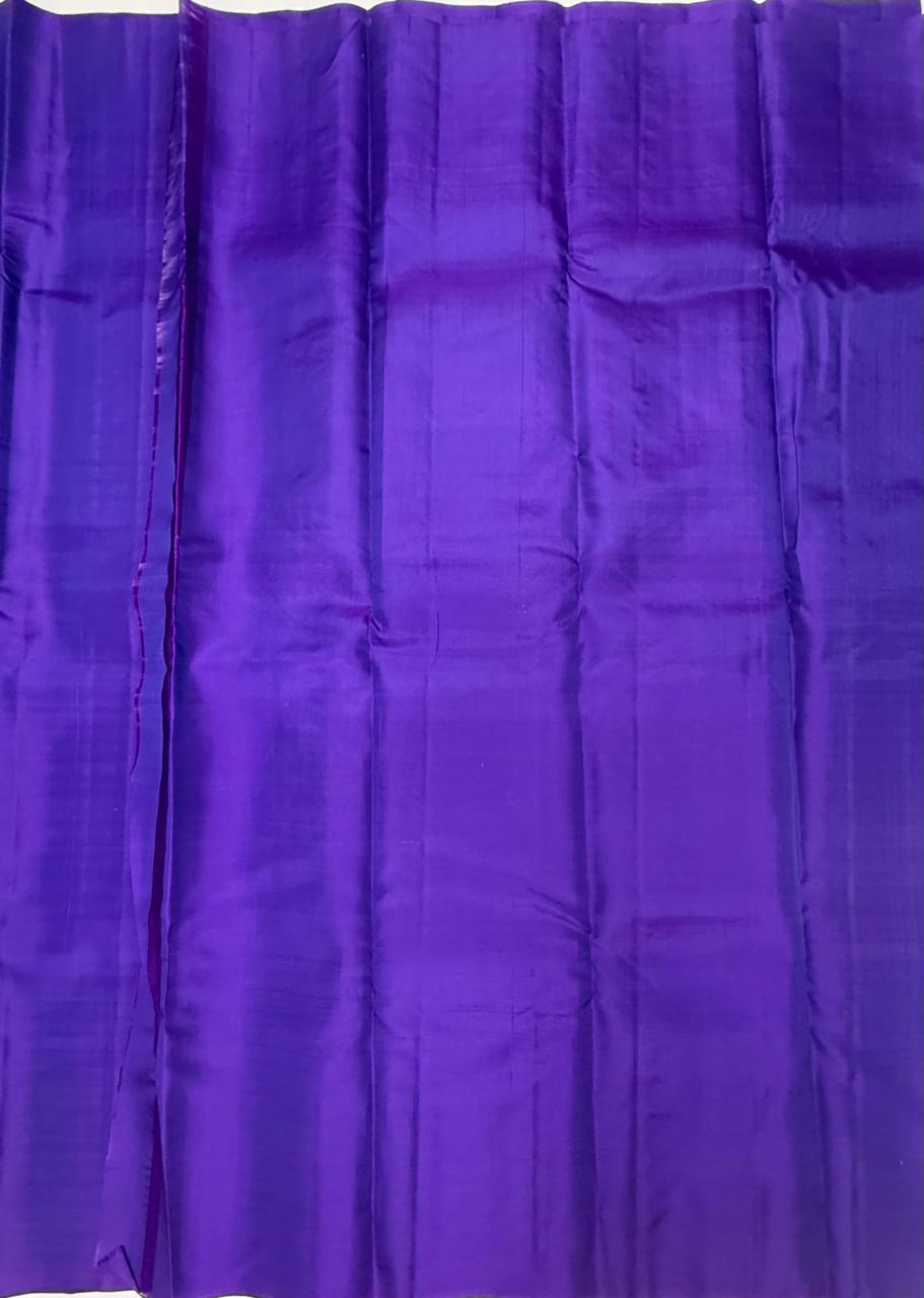 VSM275 - violet color body , pallu , blouse&nbsp;