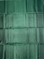 VSS475 - bottle green color body, pallu , blouse pure silk saree