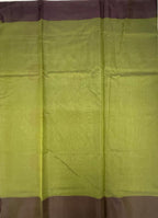 VSKC619 - olive green color body , pallu , blouse.