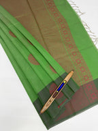 VSKC623 - green color body , pallu , blouse.
