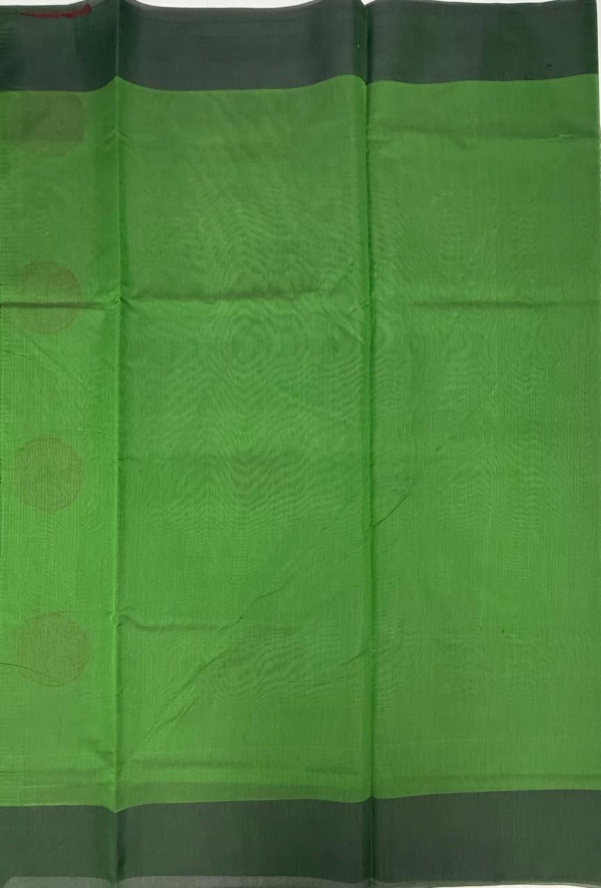 VSKC623 - green color body , pallu , blouse.