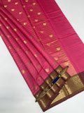 VSAS1357 - bright pink color body ,pallu , blouse.