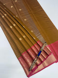 VSAS1358 - honey brown color body ,pallu , blouse.