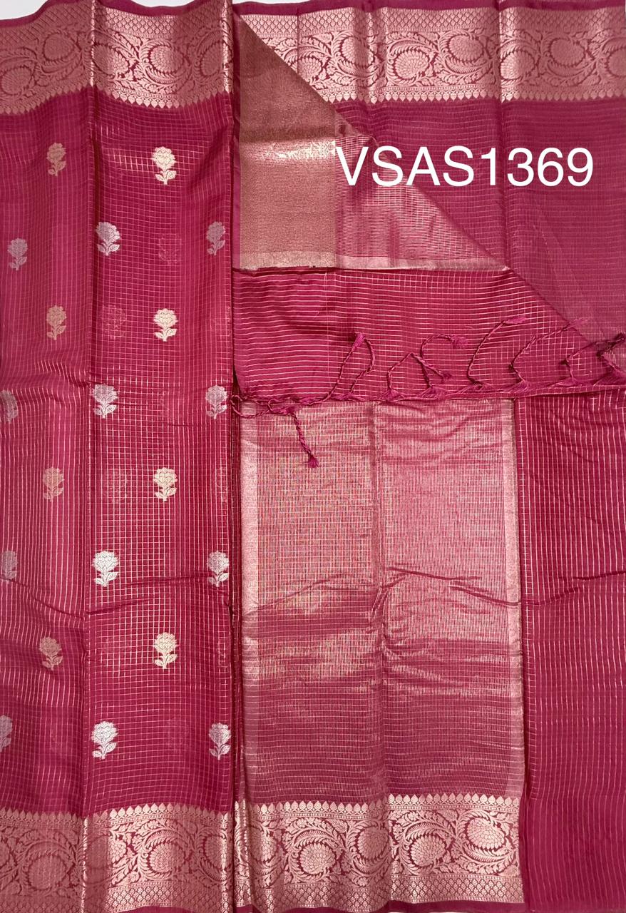VSAS1369 - pink color body ,pallu , blouse.