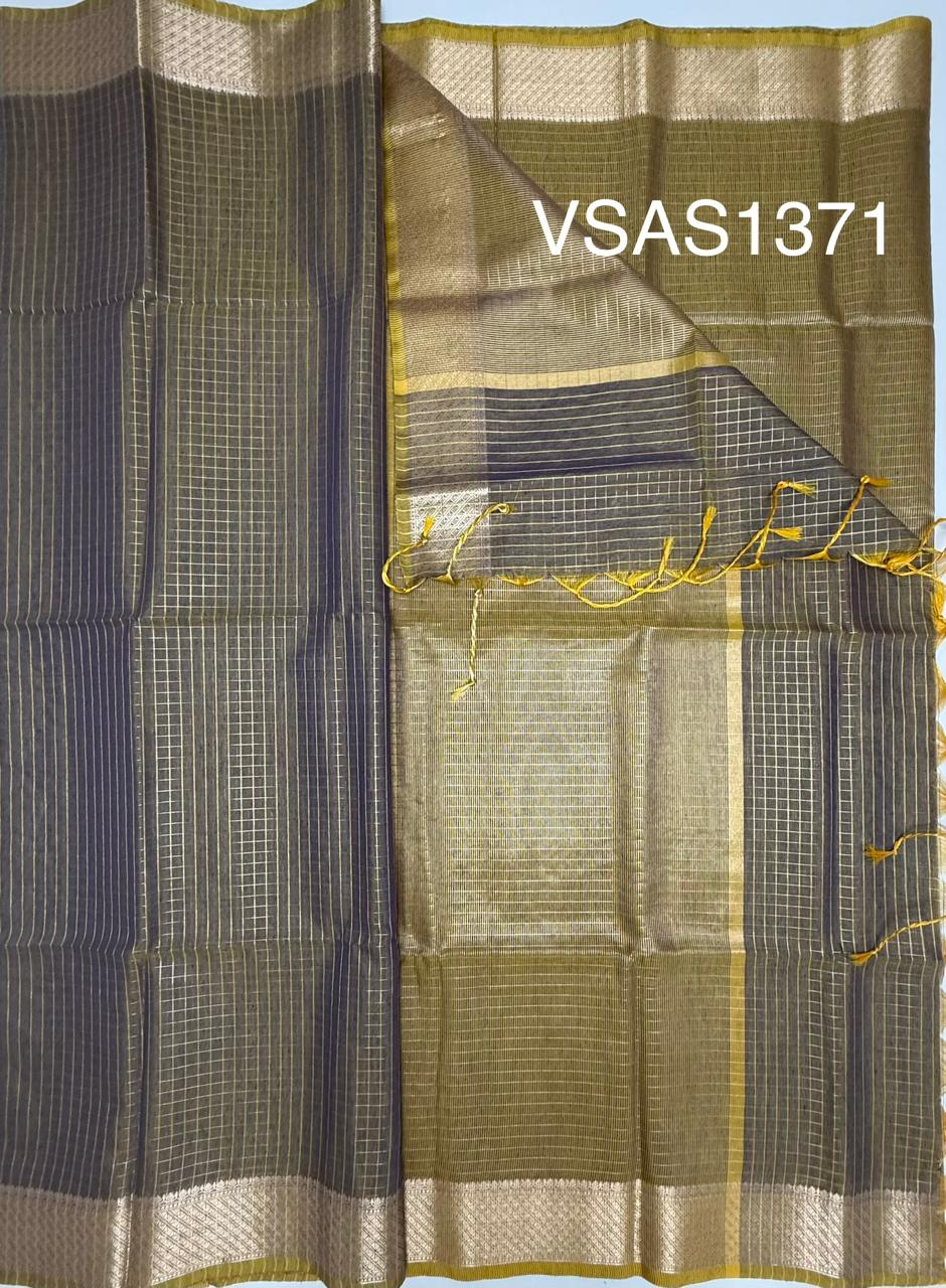 VSAS1371 - green color body ,pallu , blouse.