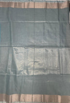 VSAS1378 - sky blue color body ,pallu , blouse.