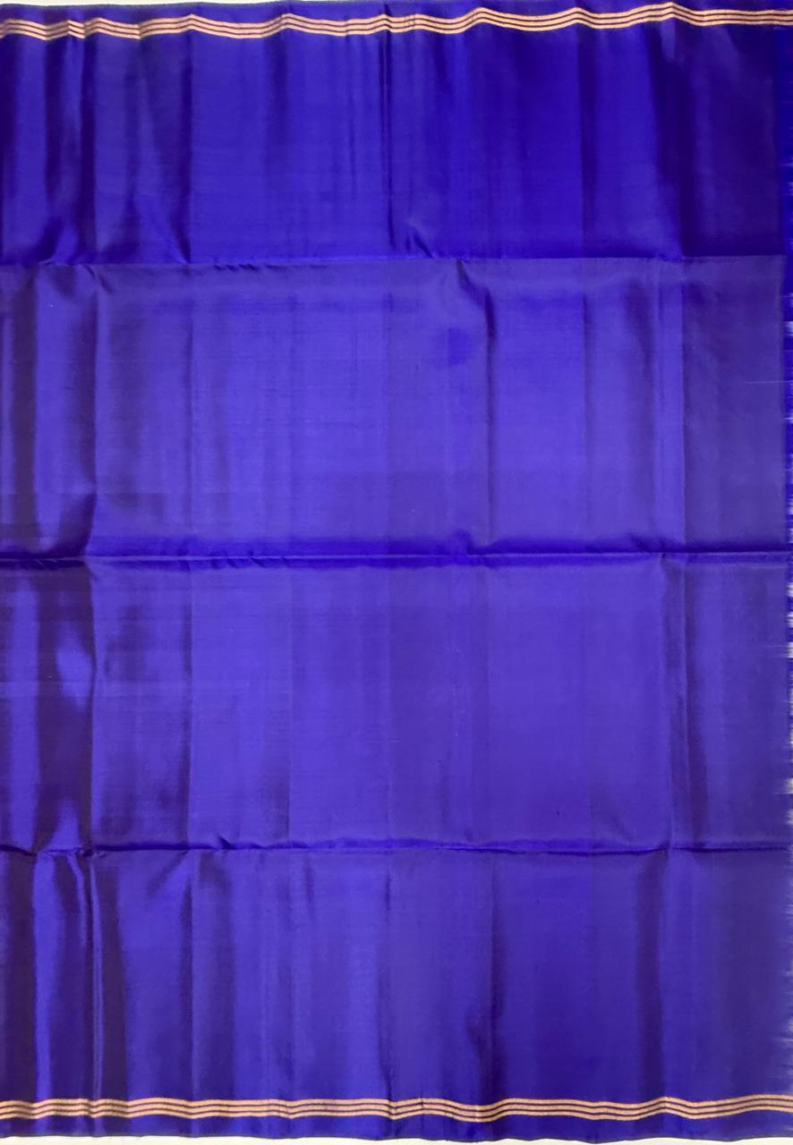 VSM302 - ink blue color body , pallu , blouse&nbsp;