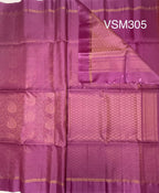 VSM305 - milk rose color body, pallu , blouse&nbsp;
