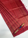 VSM306 - red with pink color body,pallu , blouse&nbsp;