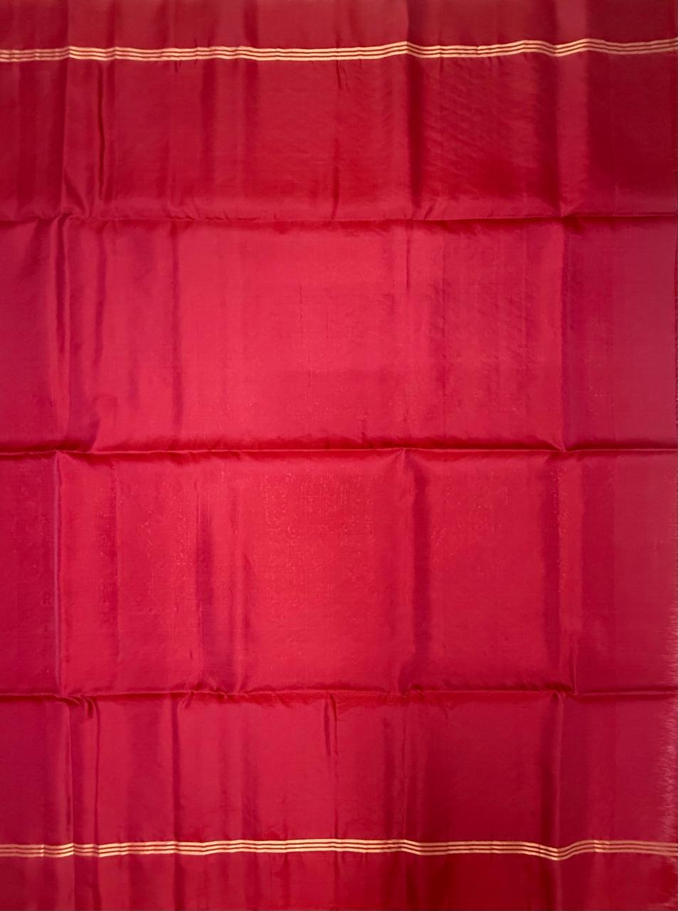 VSM306 - red with pink color body,pallu , blouse&nbsp;