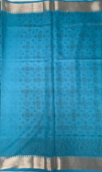 VSAS1348 - blue color body, pallu , blouse.