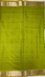 VSAS1349 - green color body, pallu , blouse.