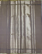 VSAS1352 - yellow wiht blue color body, pallu , blouse.