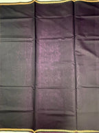 VSC1014 - black color body , rani pink color pallu,blouse.
