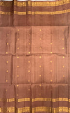 VSF986 - pastel blue color body , onion pink color pallu,blouse - Pure silk saree