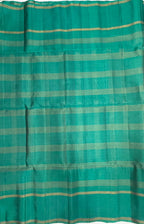 VSF1023 -Honey brown color body & green color pallu,blouse - Pure silk saree