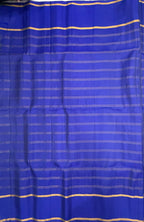VSF1029 - royal blue color body , pallu,blouse - Pure silk saree