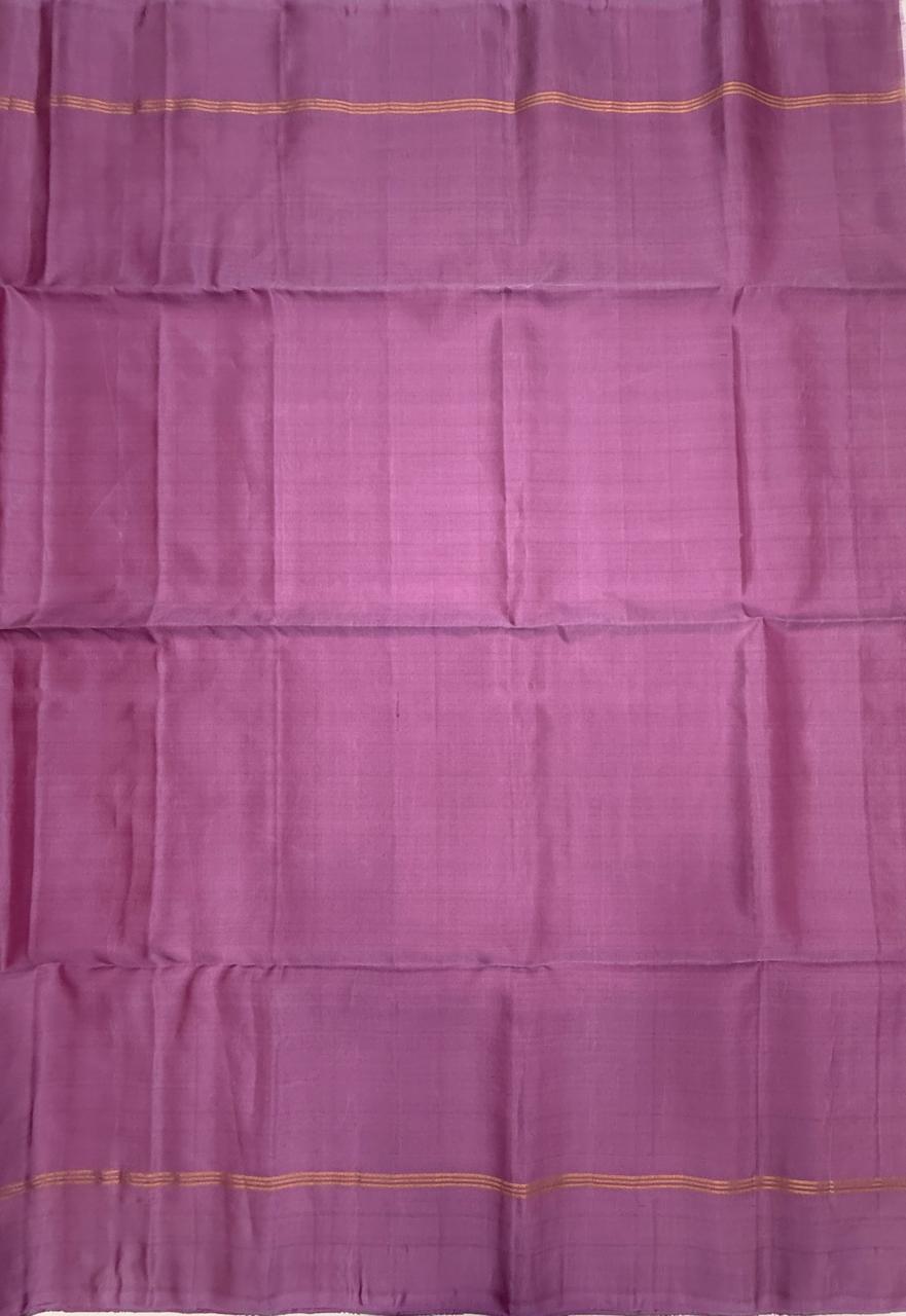 VSM326 - lavender color body , pallu , blouse&nbsp;